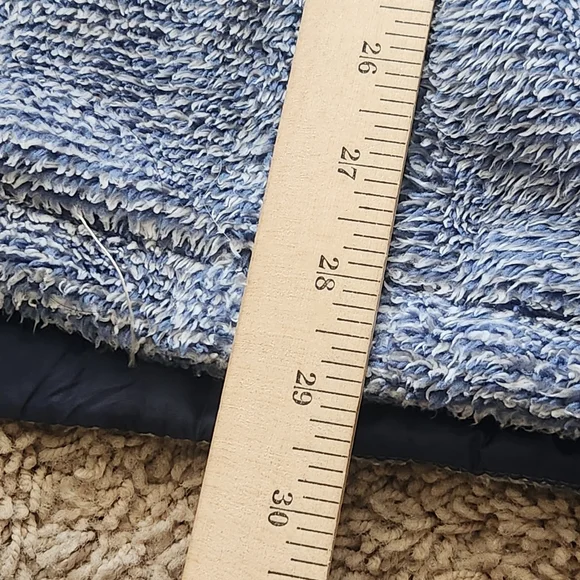 THE NORTH FACE Women’s Deep Pile Fleece Jacket Large Heather Blue Full Zip - Picture 14 of 14